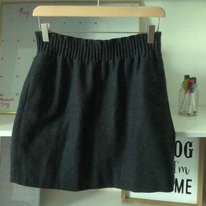 J Crew Herringbone Mini Skirt.